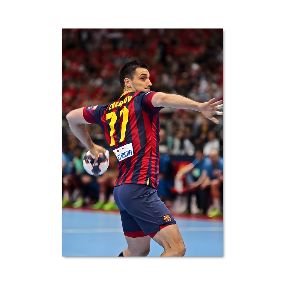 Poster Lancer Coloré – affiche Handball